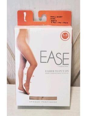 EASE by Therafirm Women's Opaque Pantyhose 20-30 mmHg Natural